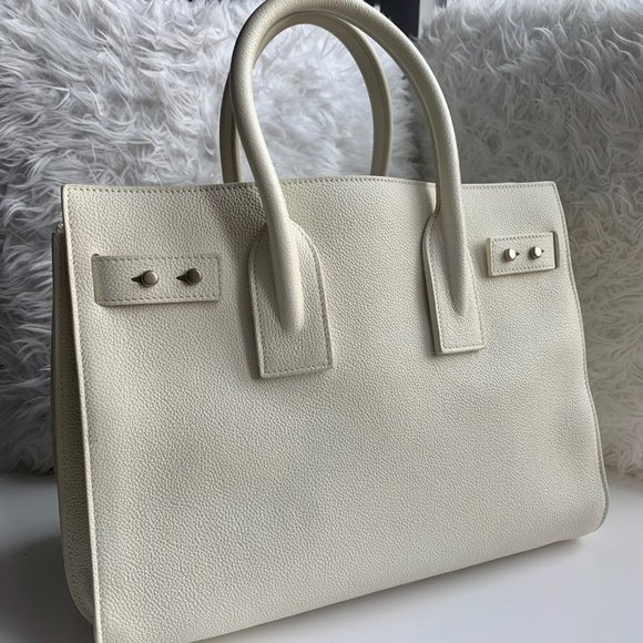 YVES SAINT LAURENT Grained Calfskin Small Sac - Picture 2 of 11